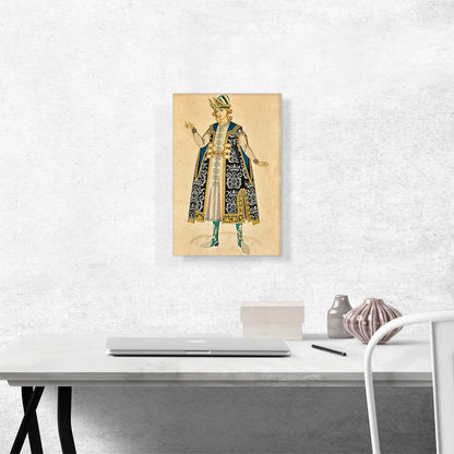Costume Design For The Tsarevich In The Russian Tale 1923