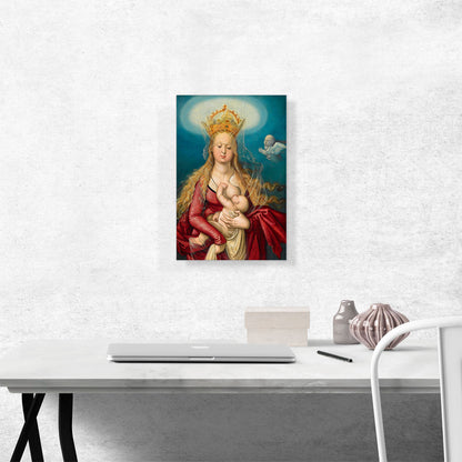 Virgin As Queen Of Heaven With Christ Child In Her Arms
