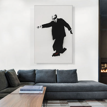 Lenin on Roller Skates