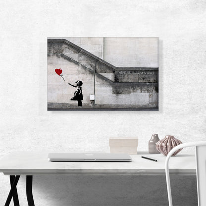 There Is Always Hope Balloon Girl