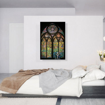 Graffiti Stained Glass