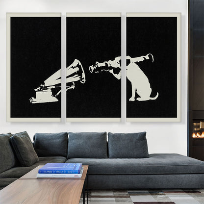 Black White Hmv Rocket Dog