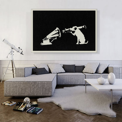 Black White Hmv Rocket Dog