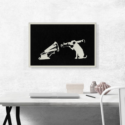 Black White Hmv Rocket Dog