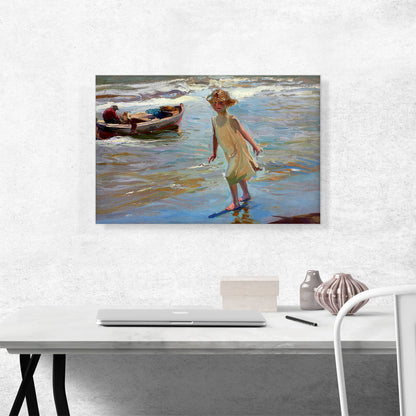 Girl on The Beach 1910