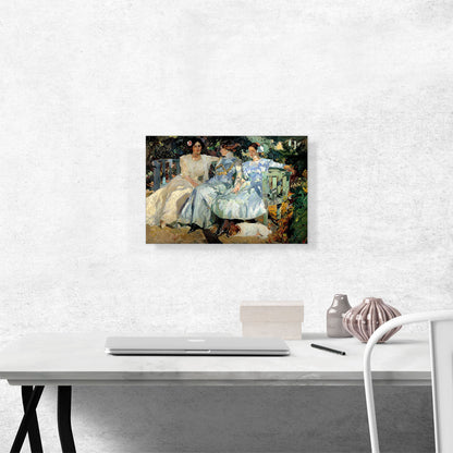 Senora de Sorolla and Her Daughters 1910