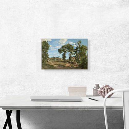 Landscape By The River Lez 1870