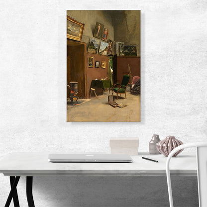 Studio In The Rue De Furstenberg 1865