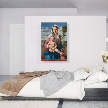 The Madonna And Child In a Landscape