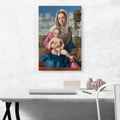 The Madonna And Child In a Landscape