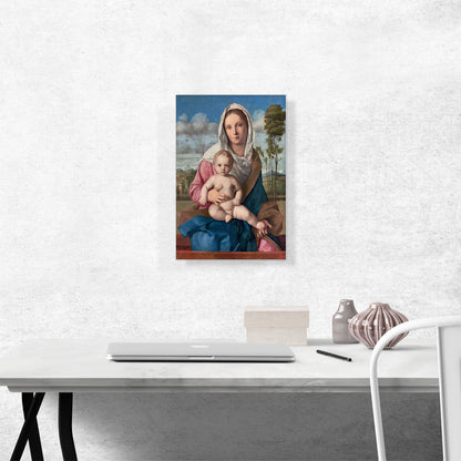 The Madonna And Child In a Landscape