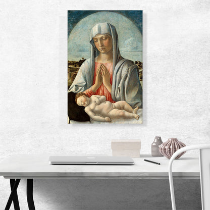 Madonna Adoring The Sleeping Child 1460