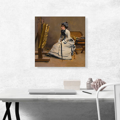 Woman Sitting In Front Of a Table