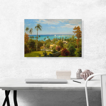 View Of Nassau The Bahamas 1880