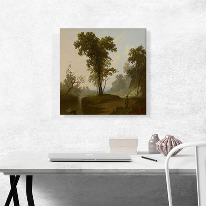 Landscape With Fisherman 1840