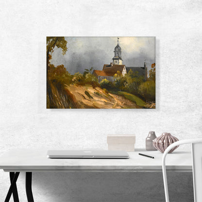 Summer Landscape With Church