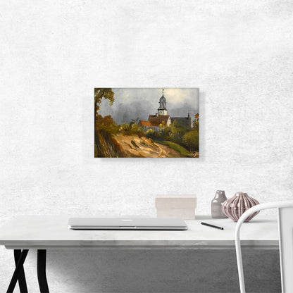 Summer Landscape With Church