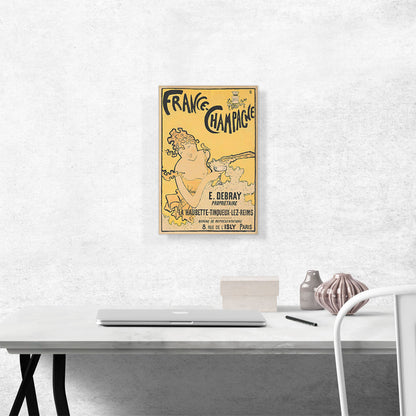 Poster advertising France Champagne 1891