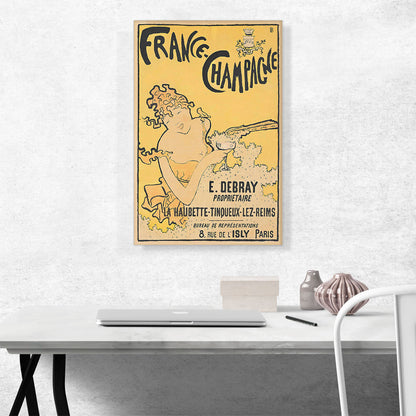 Poster advertising France Champagne 1891