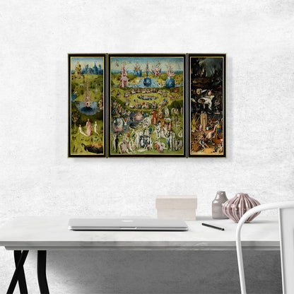 The Garden of Earthly Delights 1515 Art Canvas Print