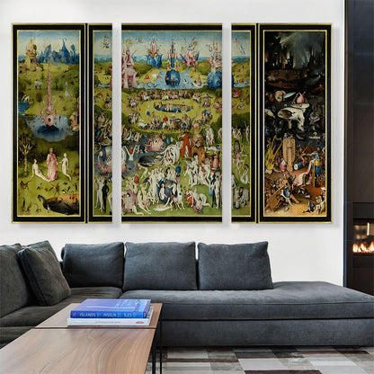 The Garden of Earthly Delights 1515 Art Canvas Print