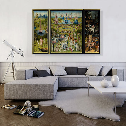 The Garden of Earthly Delights 1515 Art Canvas Print