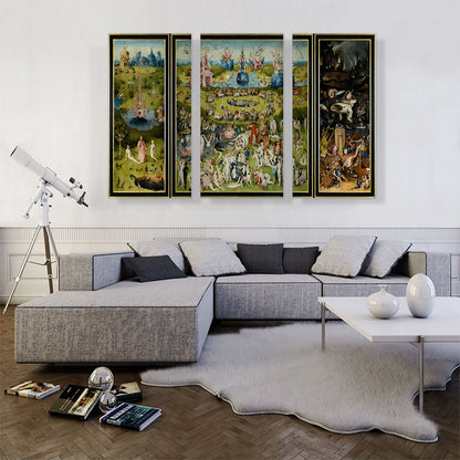 The Garden of Earthly Delights 1515 Art Canvas Print