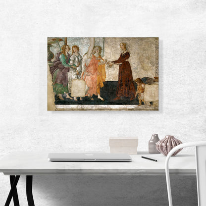A Young Woman Receives Gifts from Venus and Three Graces 1486