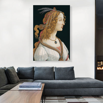 Idealized Portrait of a Lady - Portrait of Simonetta Vespucci
