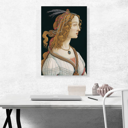 Idealized Portrait of a Lady - Portrait of Simonetta Vespucci