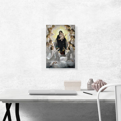 Virgin With Angels Mary And Child Jesus