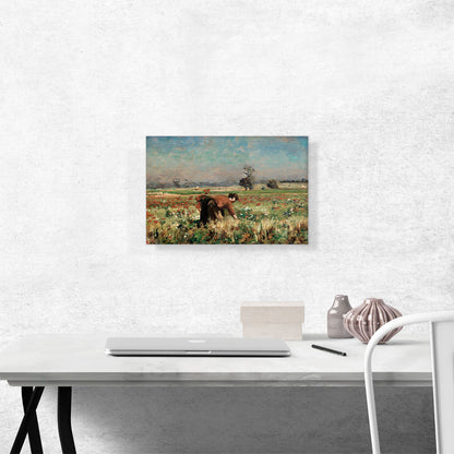 The Flower Meadow In Courrieres 1888