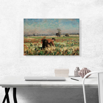The Flower Meadow In Courrieres 1888