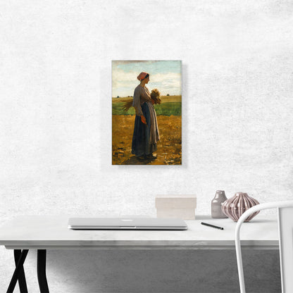 Young Woman In The Fields 1864