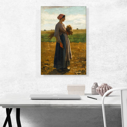 Young Woman In The Fields 1864