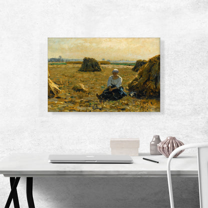 Young Woman In The Fields 1885