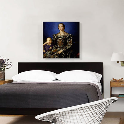 Portrait Of Eleanor Of Toledo With Son Giovanni 1545
