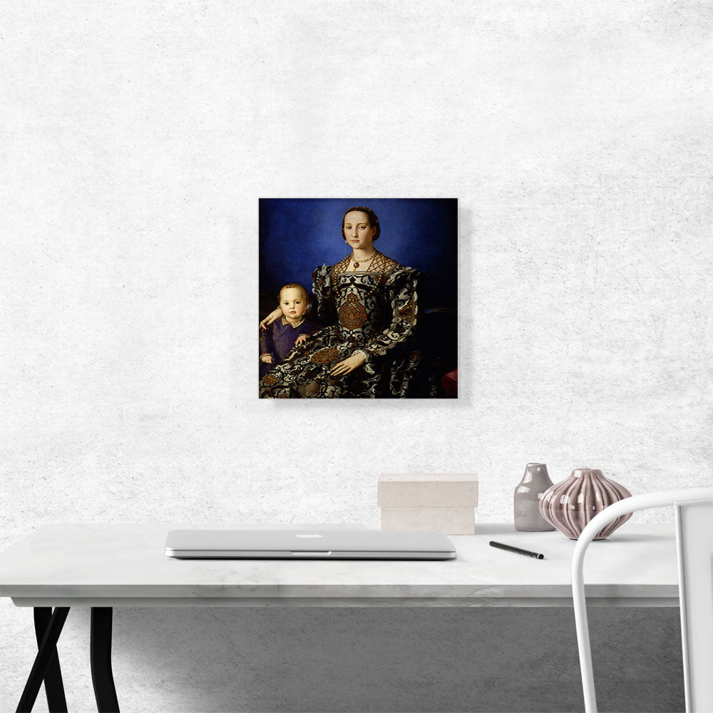 Portrait Of Eleanor Of Toledo With Son Giovanni 1545