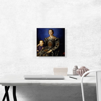 Portrait Of Eleanor Of Toledo With Son Giovanni 1545