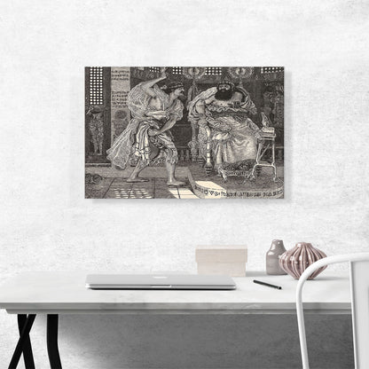 The Death Of Eglon Dalziels Bible Gallery