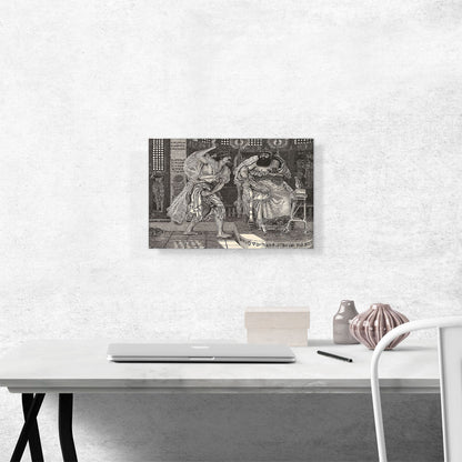 The Death Of Eglon Dalziels Bible Gallery