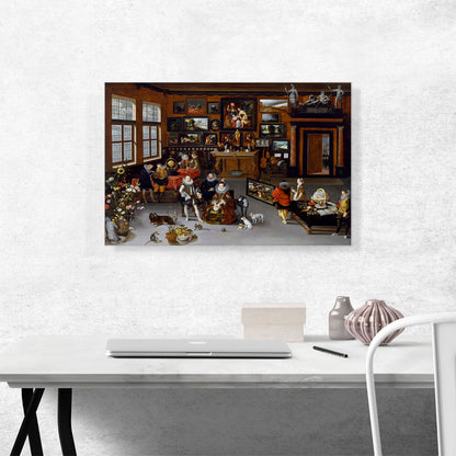 Archdukes Albert Isabella Visiting Collection Of Pieter Roose 1621