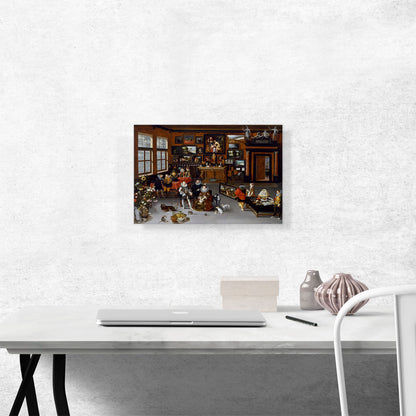 Archdukes Albert Isabella Visiting Collection Of Pieter Roose 1621