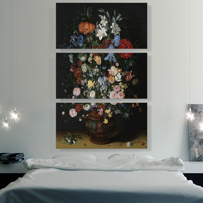 Flowers In a Ceramic Vase