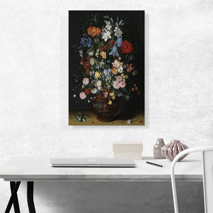 Flowers In a Ceramic Vase