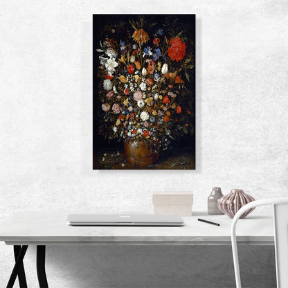Flowers In a Wooden Vessel 1603