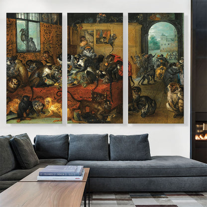 Monkeys Feasting 1620