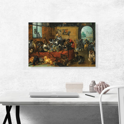 Monkeys Feasting 1620