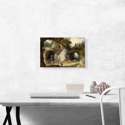 A Hermit Before a Grotto With Joos De Momper II