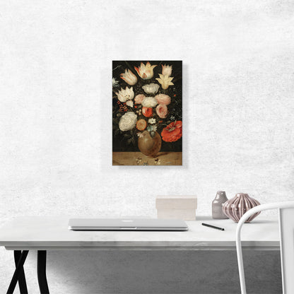 A Still Life Of Various Flowers In A Vase